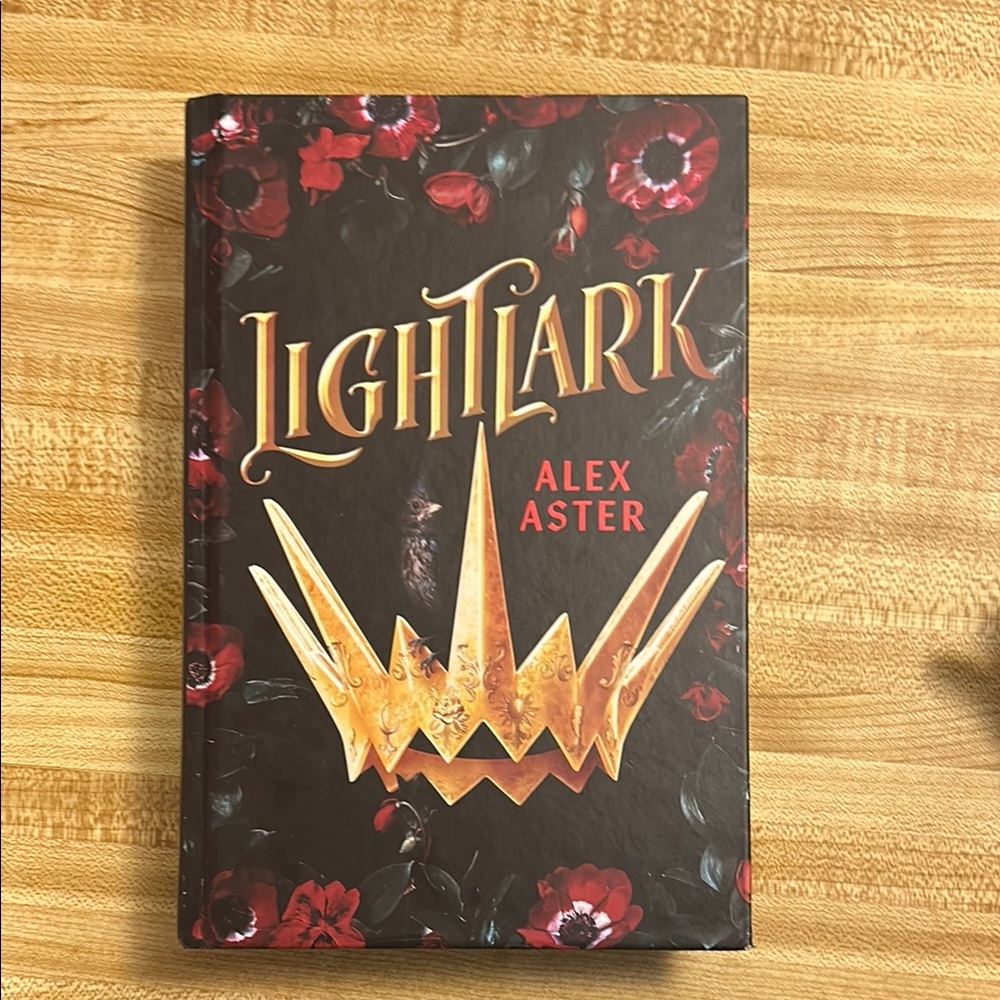 Lightlark Hardcover Book with Floral Design